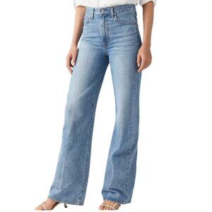 Levis Ribcage Wide Leg Jeans Sz 32